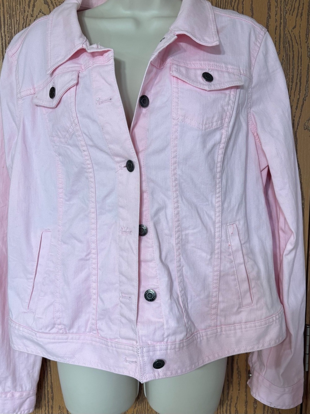 Relativity Pastel Pink Denim Jacket
